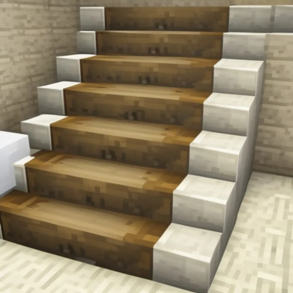 Jak zrobić schody w Minecraft